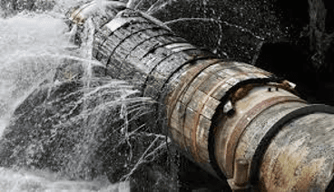 Commercial Leaky Underground Pipe